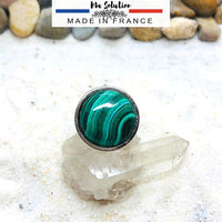 BAGUE MALACHITE