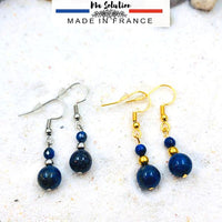 BOUCLES PENDANTES LAPIS LAZULI