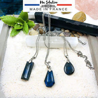 COLLIER PENDENTIF PROTECTION LABRADORITE