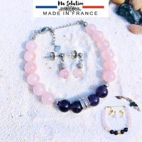 Coffret quartz rose et améthyste Mieux dormir