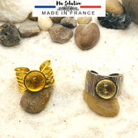 BAGUE REGLABLE CITRINE