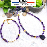 PARURE SOULAGEMENT DU STRESS AMETHYSTE