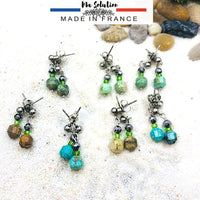 Boucles turquoise africaine