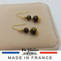 BOUCLES DUO TIGRE - Ma Solution Bijoux