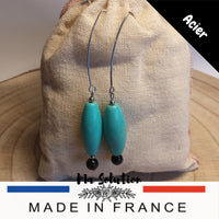 BOUCLES TURQUOISES - Ma Solution Bijoux