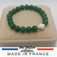 BRACELET DUO AVENTURINE/HOWLITE - Ma Solution Bijoux