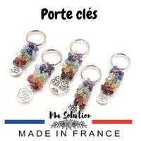 Porte clés 7 chakras - Ma Solution Bijoux