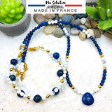 PARURE SÉRÉNITÉ LAPIS LAZULI ET HOWLITE