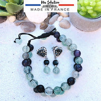 PARURE FLUORITE DUO