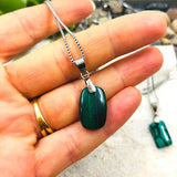 PENDENTIF MALACHITE soulagement des douleurs