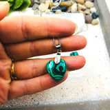 PENDENTIF MALACHITE soulagement des douleurs