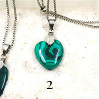 PENDENTIF MALACHITE soulagement des douleurs