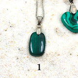 PENDENTIF MALACHITE soulagement des douleurs