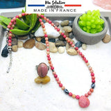 PARURE RHODONITE ENERGIE DU COEUR