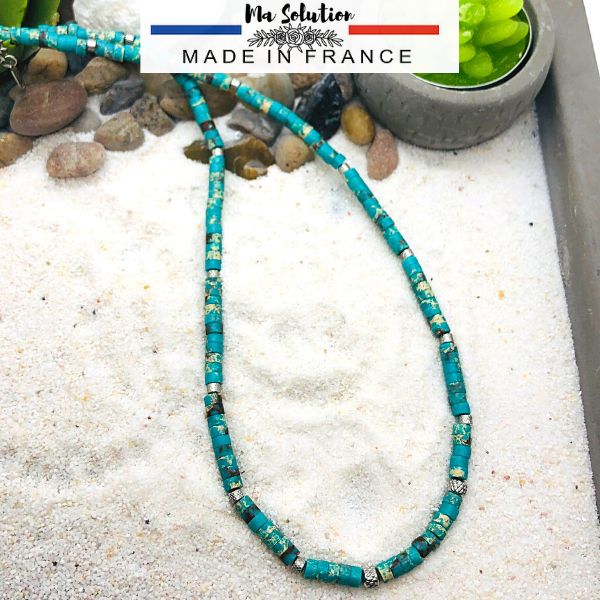 Collier En Jaspe Impérial - Neuf Avec étiquettes, Sans Marque