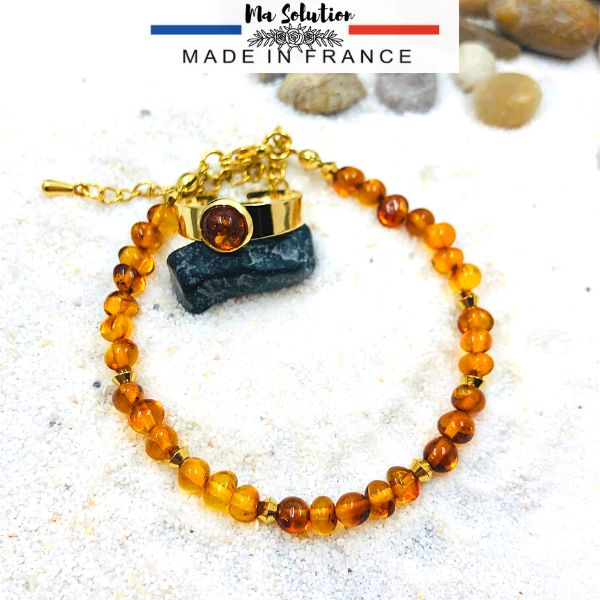 PARURE RHUMATISMES ET DOULEURS AMBRE
