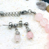 Coffret quartz rose et améthyste Mieux dormir