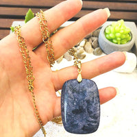 PARURE PENDENTIF SODALITE