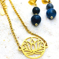 PARURE PENDENTIF SODALITE
