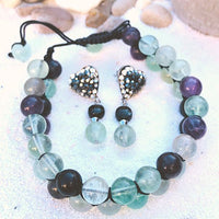 PARURE FLUORITE DUO
