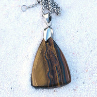 PENDENTIF OEIL DE TIGRE