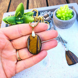 PENDENTIF OEIL DE TIGRE