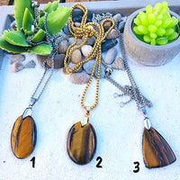 PENDENTIF OEIL DE TIGRE