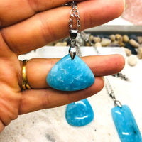 COLLIER PENDENTIF HEMIMORPHITE