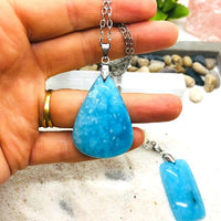 COLLIER PENDENTIF HEMIMORPHITE