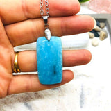 COLLIER PENDENTIF HEMIMORPHITE