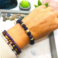 PARURE PENDENTIF ANTI STRESS AMETHYSTE