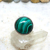 BAGUE MALACHITE