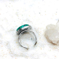 BAGUE MALACHITE
