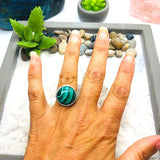 BAGUE MALACHITE