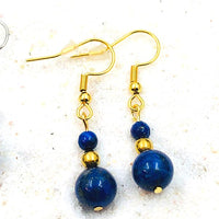 BOUCLES PENDANTES LAPIS LAZULI