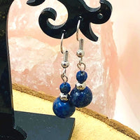 BOUCLES PENDANTES LAPIS LAZULI