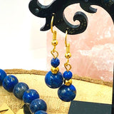 BOUCLES PENDANTES LAPIS LAZULI