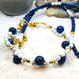 PARURE SÉRÉNITÉ LAPIS LAZULI ET HOWLITE