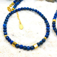 PARURE LAPIS LAZULLI TIMIDITÉ ET COMMUNICATION