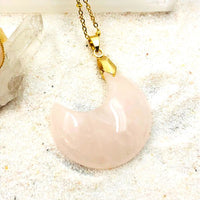 DUO PENDENTIF ET BAGUE QUARTZ ROSE