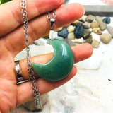 PARURE DUO PENDENTIF ET BAGUE AVENTURINE