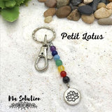 Porte clés 7 chakras fermoir