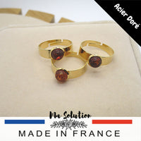 BAGUE REGLABLE AMBRE PM