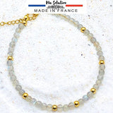 BRACELET DE CHEVILLE  LABRADORITE