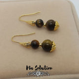 BOUCLES DUO TIGRE - Ma Solution Bijoux