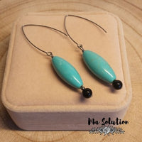 BOUCLES TURQUOISES - Ma Solution Bijoux