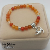 BRACELET "CONCENTRATION" CORNALINE - Ma Solution Bijoux