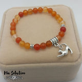BRACELET "CONCENTRATION" CORNALINE - Ma Solution Bijoux