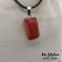 PENDENTIF CORNALINE - Ma Solution Bijoux