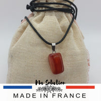 PENDENTIF CORNALINE - Ma Solution Bijoux